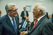 Joachim Gauck mit  Efstathios Chaitidis am 23.04.2018