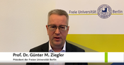 Videogrußwort des Präsidenten der Freien Universität Berlin, Prof. Günter M. Ziegler, 25.11.2022