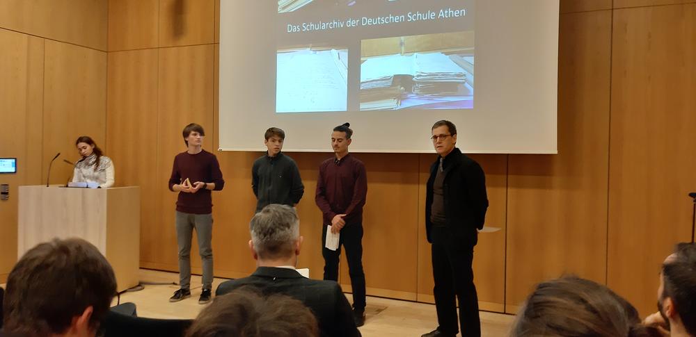 Präsentation des Schulprojekts im Auswärtigen Amt