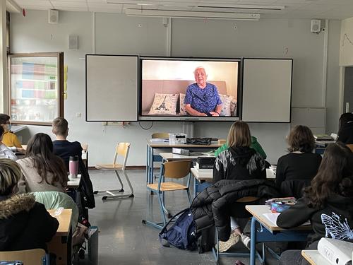 Στιγμιότυπο από την τη χρήση του εκπαιδευτικού υλικού σε σχολική τάξη στη Γερμανία
