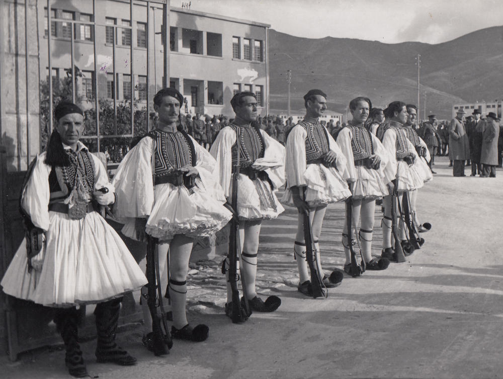 Members of the Security Battalions in the Goudi Barracks, August 1944. Private collection Iassonas Chandrinos 